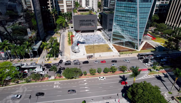 Prédio da Baleia, na Faria Lima: Titan ocupava dois últimos andares
