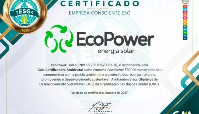 Certificado Gaia