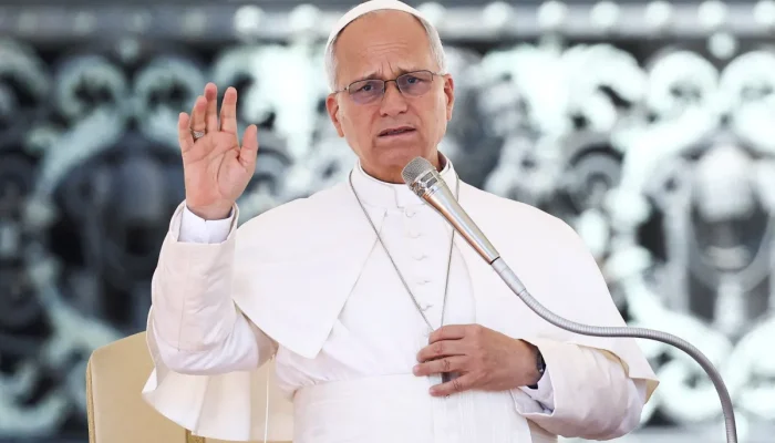 Papa-Leao-XIV-durante-audiencia-no-Vaticano