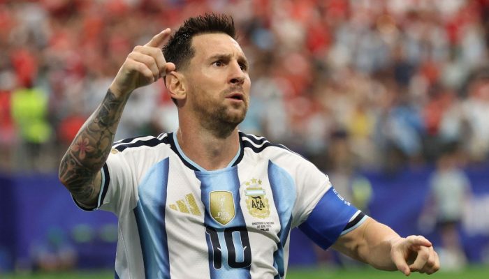 Messi em jogo contra a Áustria | Reuters